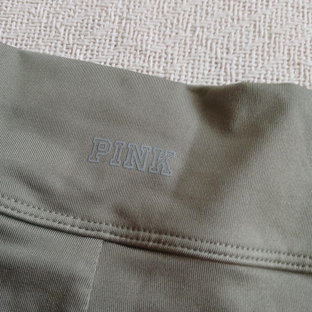PINK ♡ sport gym to swim shorts green victorias secret beach ruched xl boy booty - Picture 7 of 7
